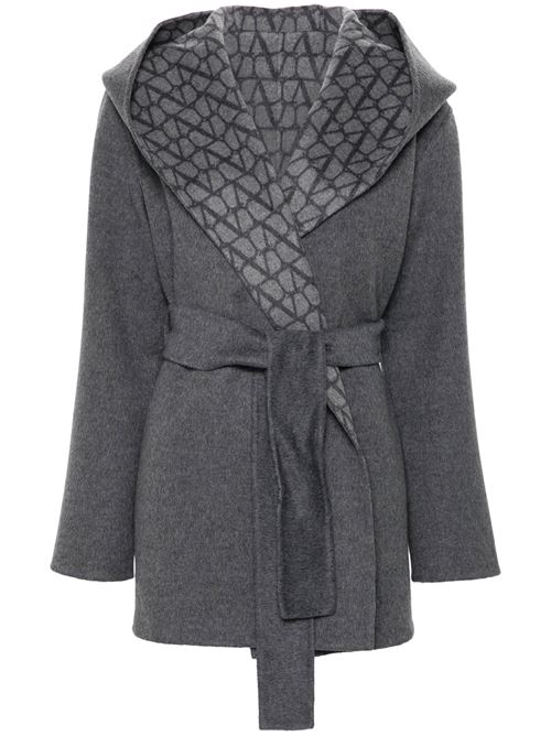 Medium grey virgin coat Valentino PAP | 5B3CA6P57YBZGF